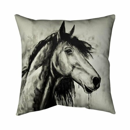 BEGIN HOME DECOR 26 x 26 in. Spirit Horse-Double Sided Print Indoor Pillow 5541-2626-AN492